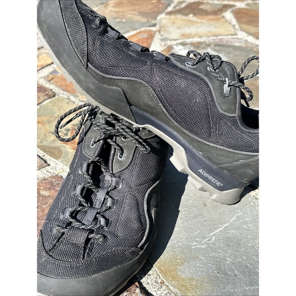 Adidas size 14  Sahale X Night Grey Black Mens Lifestyle Outdoor Sneakers FZ2328 - Picture 4 of 12